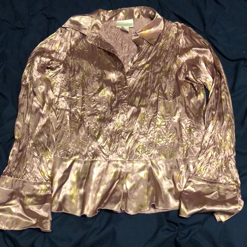 Beautiful pink and gold blouse